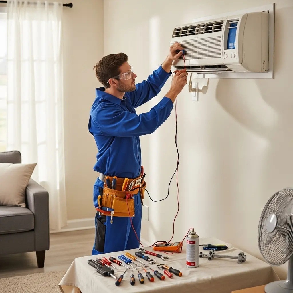 Soma Daikin Daikin klima gaz dolumu ve bakım – Enerji verimliliği artırıldı. - Teknik servis örneği